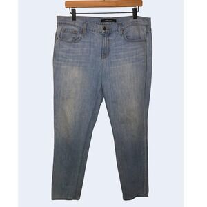 J Brand Aidan Jeans Light Wash Straight Leg Women Size 30 Waist 35 Inseam 29